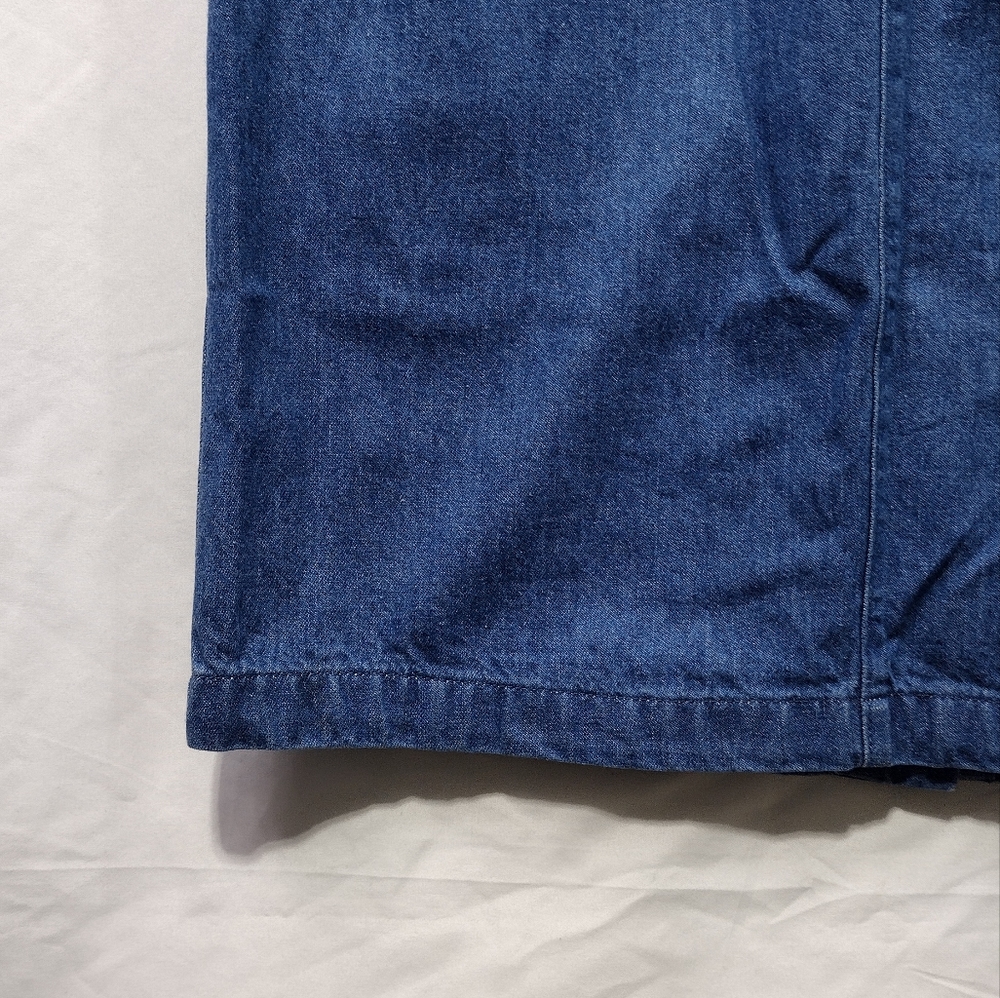 Vintage Denim Maxi Skirt Women's 8 Blue Retro 90s Y2K - Picture 6 of 7